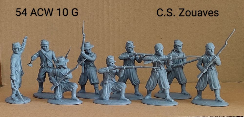 54 ACW 10 G   C.S. Zouaves